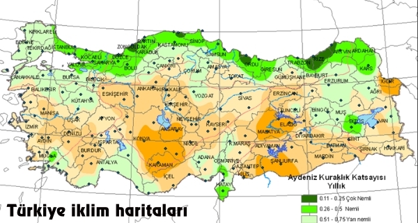 Trkiye klim Haritalar